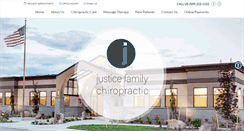 Desktop Screenshot of justicefamilychiropractic.com